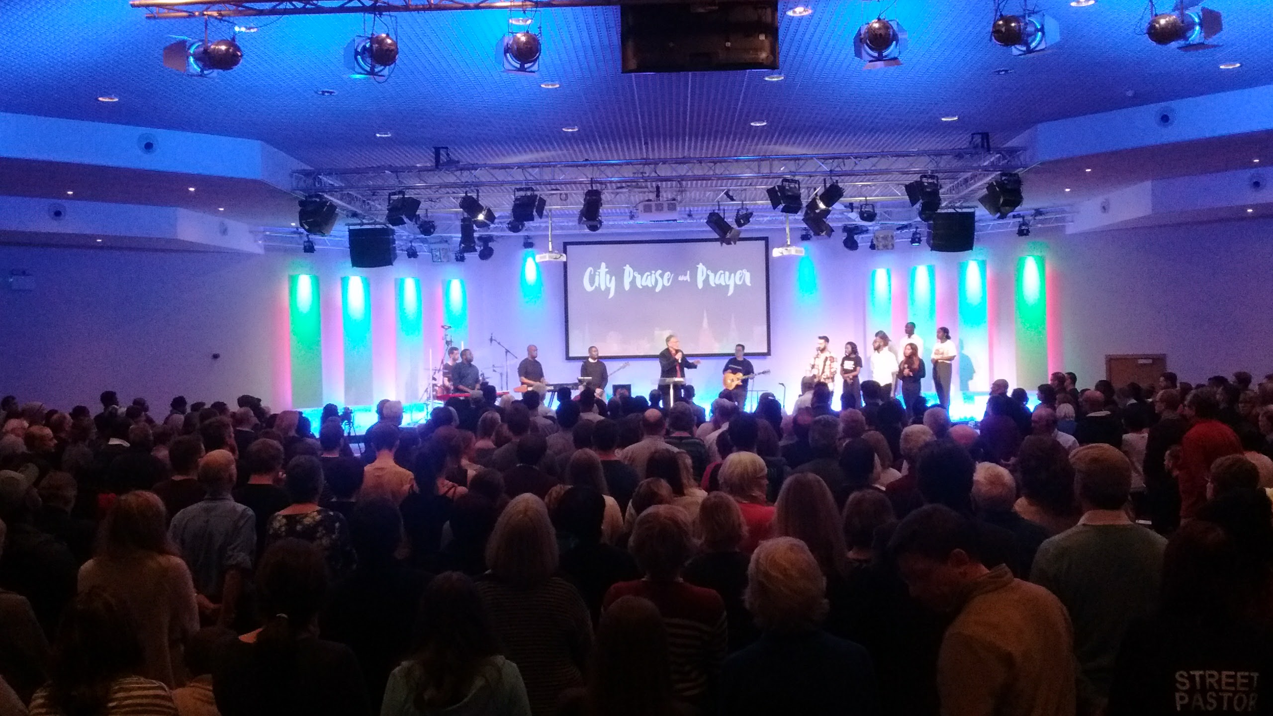 Coventry churches in a City Praise & Prayer meeting