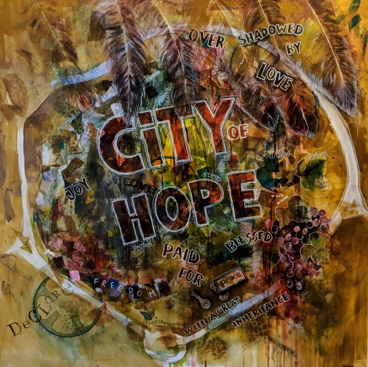city of hope stained glass window
